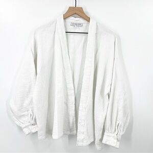 Maurie + Eve White Cotton Long Sleeve